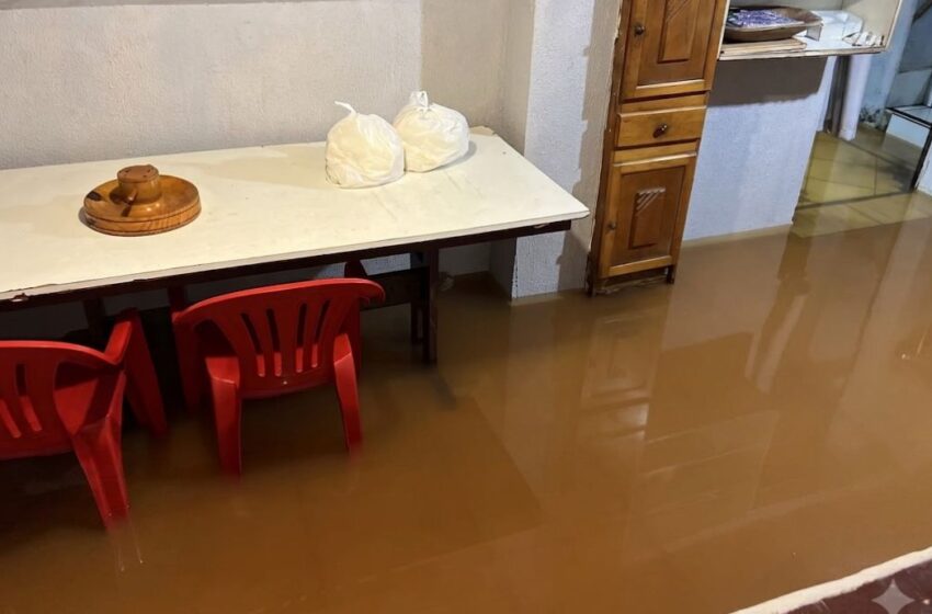  Temporal com quase 100 mm de chuva deixa família desalojada e causa alagamentos em Chapecó