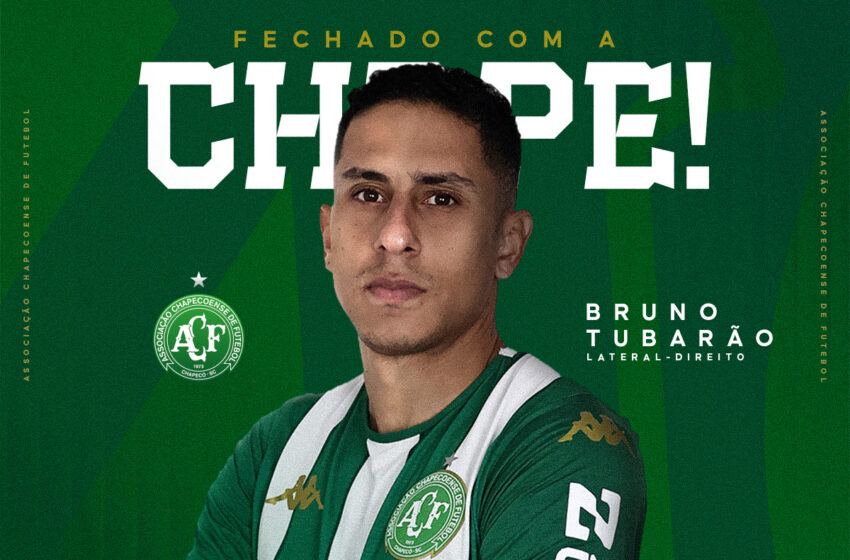 Fechado com a Chape: Bruno Tubarão é o novo reforço do Verdão