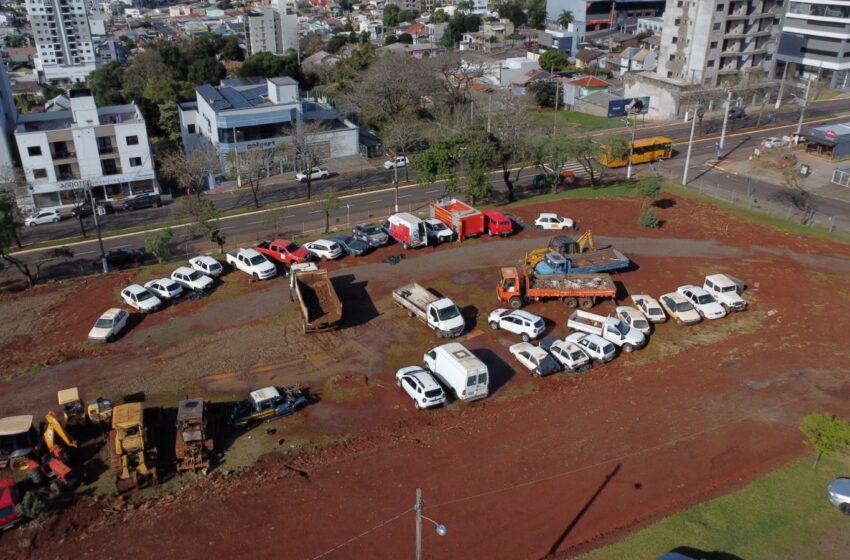  Prefeitura de Chapecó fará leilão de veículos e máquinas pesadas