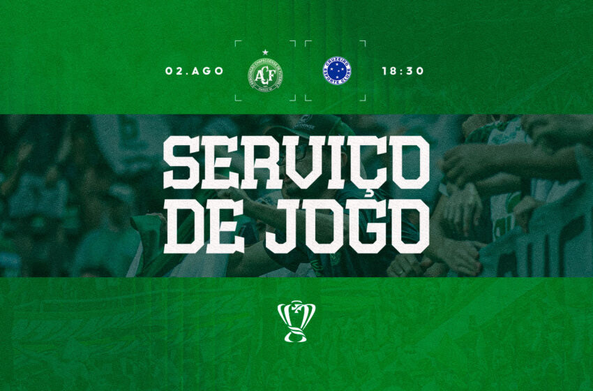  Serviço de jogo para Chapecoense vs Cruzeiro | Copa do Brasil 2026