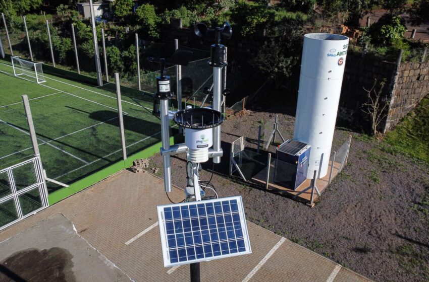  Prefeitura de Chapecó instala oito estações meteorológicas para reforçar trabalho da Defesa Civil