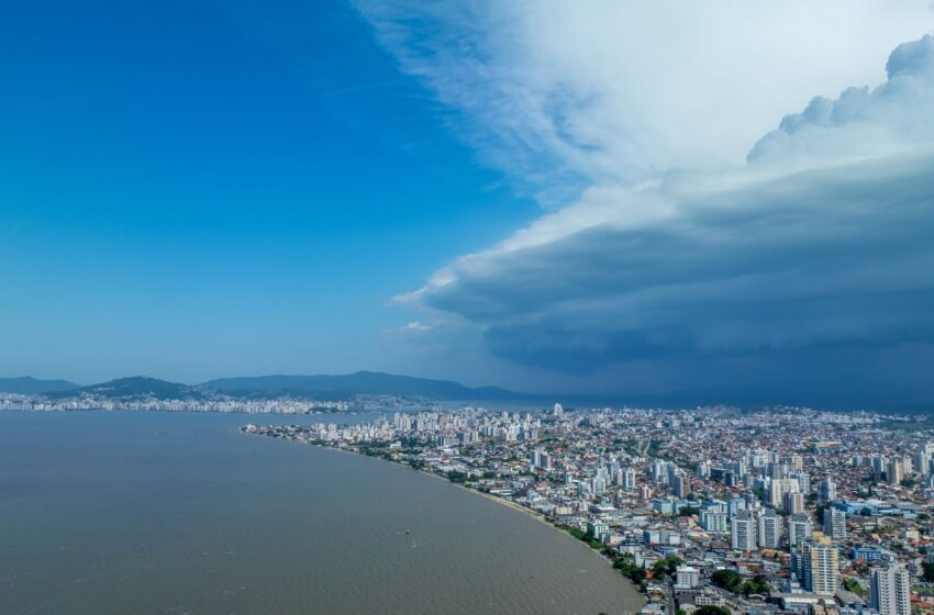  Semana será marcada por mudança no tempo e aumento do risco de temporais em Santa Catarina