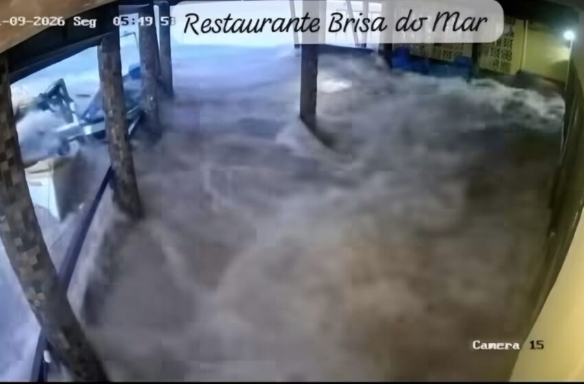  Santa Catarina registra tsunami meteorológico no Litoral Sul e tem semana marcada por quedas nas temperaturas