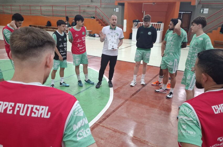  No 16º jogo em setembro, Chape Futsal decide vaga à semifinal da Copa SC